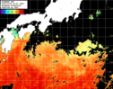 ひまわり人工衛星:黒潮域,14:59JST,1時間合成画像
