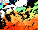ひまわり人工衛星:黒潮域,03:59JST,1時間合成画像