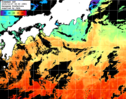 ひまわり人工衛星:黒潮域,17:59JST,1時間合成画像