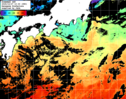 ひまわり人工衛星:黒潮域,19:59JST,1時間合成画像