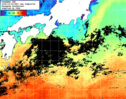 NOAA人工衛星画像:黒潮域, 1日合成画像(2025/10/30UTC)