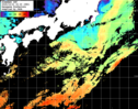 ひまわり人工衛星:黒潮域,08:59JST,1時間合成画像