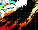 ひまわり人工衛星:黒潮域,13:59JST,1時間合成画像