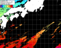 ひまわり人工衛星:黒潮域,15:59JST,1時間合成画像