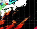 ひまわり人工衛星:黒潮域,16:59JST,1時間合成画像