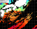 ひまわり人工衛星:黒潮域,22:59JST,1時間合成画像