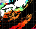 ひまわり人工衛星:黒潮域,23:59JST,1時間合成画像