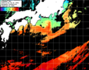 ひまわり人工衛星:黒潮域,17:59JST,1時間合成画像