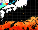 ひまわり人工衛星:黒潮域,00:59JST,1時間合成画像