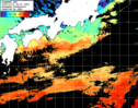 ひまわり人工衛星:黒潮域,13:59JST,1時間合成画像
