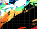 ひまわり人工衛星:黒潮域,11:59JST,1時間合成画像
