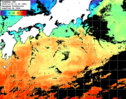 ひまわり人工衛星:黒潮域,20:59JST,1時間合成画像