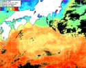 ひまわり人工衛星:黒潮域,15:59JST,1時間合成画像