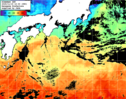 ひまわり人工衛星:黒潮域,01:59JST,1時間合成画像