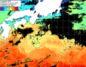 ひまわり人工衛星:黒潮域,16:59JST,1時間合成画像