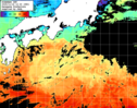 ひまわり人工衛星:黒潮域,21:59JST,1時間合成画像