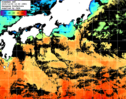 ひまわり人工衛星:黒潮域,21:59JST,1時間合成画像