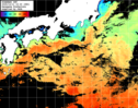 ひまわり人工衛星:黒潮域,00:59JST,1時間合成画像