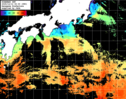 ひまわり人工衛星:黒潮域,15:59JST,1時間合成画像