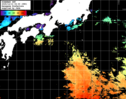 ひまわり人工衛星:黒潮域,13:59JST,1時間合成画像