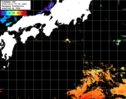 ひまわり人工衛星:黒潮域,16:59JST,1時間合成画像