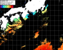 ひまわり人工衛星:黒潮域,12:59JST,1時間合成画像