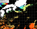 ひまわり人工衛星:黒潮域,18:59JST,1時間合成画像