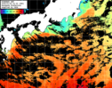 ひまわり人工衛星:黒潮域,11:59JST,1時間合成画像