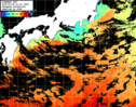 ひまわり人工衛星:黒潮域,12:59JST,1時間合成画像