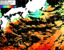 ひまわり人工衛星:黒潮域,14:59JST,1時間合成画像