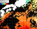 ひまわり人工衛星:黒潮域,19:59JST,1時間合成画像