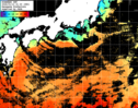 ひまわり人工衛星:黒潮域,06:59JST,1時間合成画像