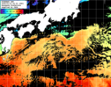 ひまわり人工衛星:黒潮域,14:59JST,1時間合成画像