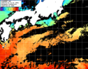 ひまわり人工衛星:黒潮域,19:59JST,1時間合成画像