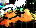 ひまわり人工衛星:黒潮域,06:59JST,1時間合成画像