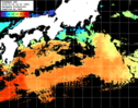 ひまわり人工衛星:黒潮域,07:59JST,1時間合成画像