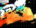 ひまわり人工衛星:黒潮域,11:59JST,1時間合成画像