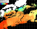 ひまわり人工衛星:黒潮域,20:59JST,1時間合成画像