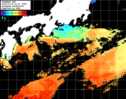 ひまわり人工衛星:黒潮域,13:59JST,1時間合成画像