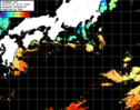 ひまわり人工衛星:黒潮域,17:59JST,1時間合成画像