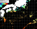ひまわり人工衛星:黒潮域,22:59JST,1時間合成画像