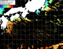 ひまわり人工衛星:黒潮域,19:59JST,1時間合成画像