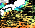 ひまわり人工衛星:黒潮域,15:59JST,1時間合成画像