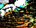 ひまわり人工衛星:黒潮域,19:59JST,1時間合成画像