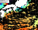 ひまわり人工衛星:黒潮域,21:59JST,1時間合成画像