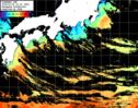 ひまわり人工衛星:黒潮域,12:59JST,1時間合成画像