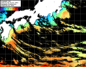 ひまわり人工衛星:黒潮域,13:59JST,1時間合成画像
