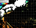 ひまわり人工衛星:黒潮域,00:59JST,1時間合成画像