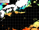 ひまわり人工衛星:黒潮域,18:59JST,1時間合成画像