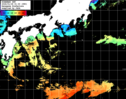 ひまわり人工衛星:黒潮域,10:59JST,1時間合成画像